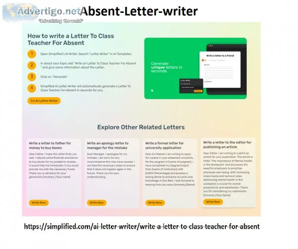When you need to take time off from school, writing an absent le