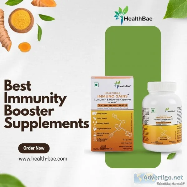 Buy online the best immunity booster supplements at healthbae