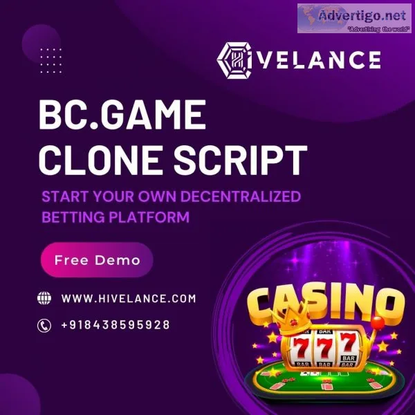 Become a pioneer: own your bcgame clone script today