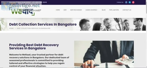 Cheque bounce case, divorce mediation, debt collection services,