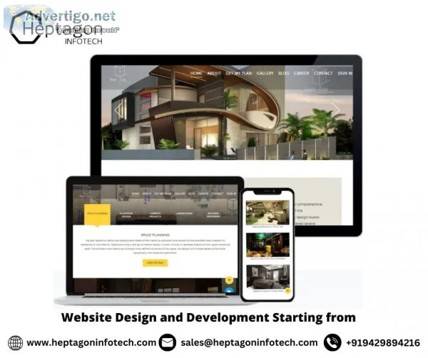 Website design & development services| heptagon infotech