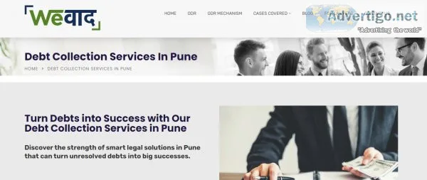 Cheque bounce case, divorce mediation, debt collection services,