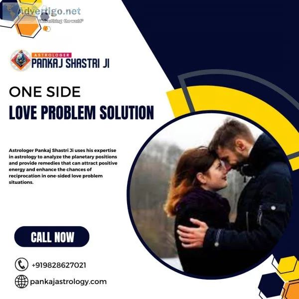 Meet astrologer pankaj shastri ji for one side love problem solu