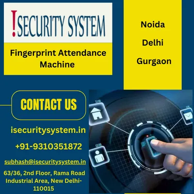 Best fingerprint attendance machine in noida - i security system