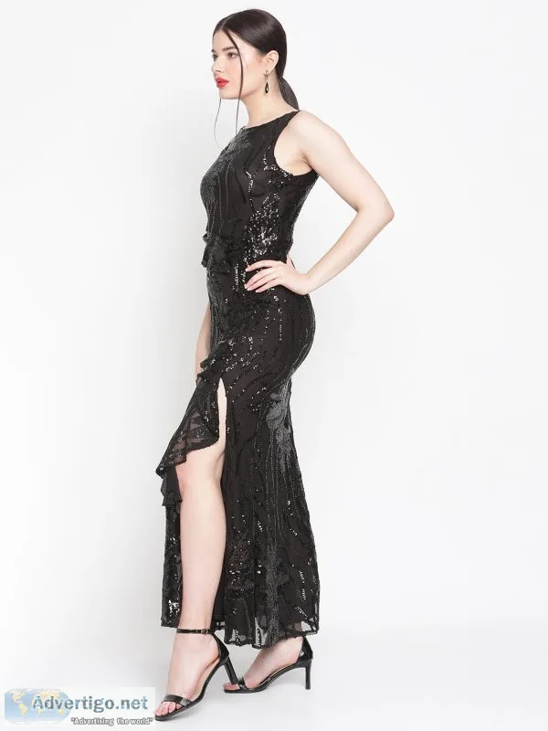 Elevate your party look: buy exquisite party wear gowns online
