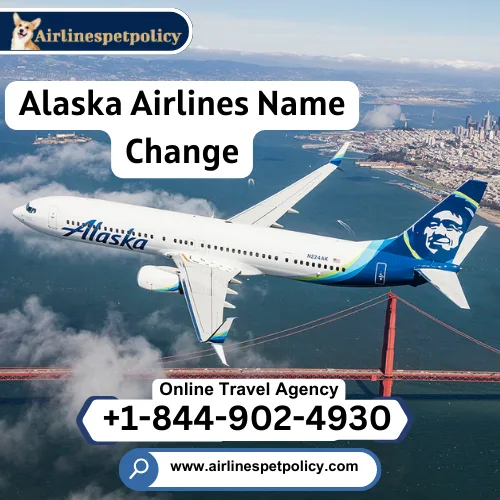 How can you change the name on an alaska airlines flight ticket?