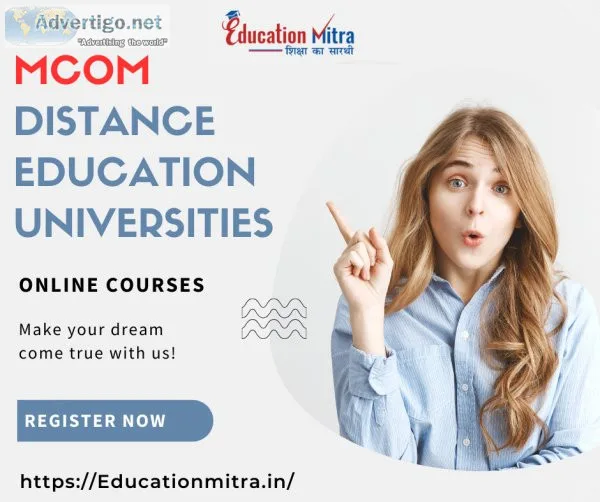 Top 10 mcom distance education universities in india