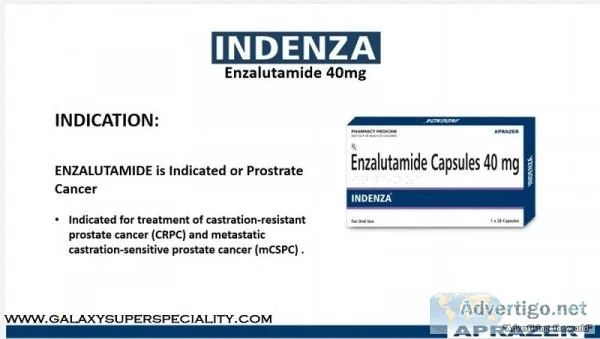 Enzalutamide 40 mg capsules