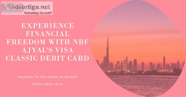 Exclusive nbf visa classic debit card for emirati youth