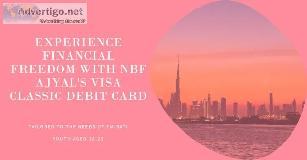 Exclusive nbf visa classic debit card for emirati youth