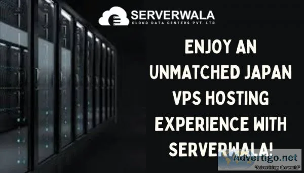 Enjoy an unmatched japan vps hosting experience with serverwala