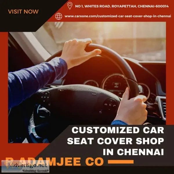 Buy customized car seat cover shop in chennai at r adamjee co