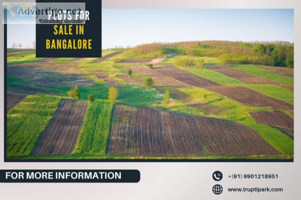 Top plots for sale in bangalore