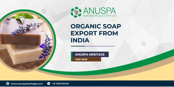 Best organic soap export from india