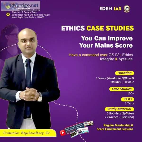 How to prepare case studies for ethics in the ias exam?
