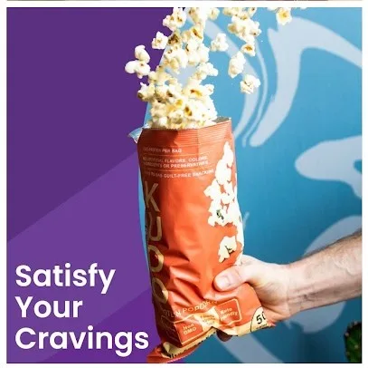 Healthy snacking made easy with guilt free protein popcorn