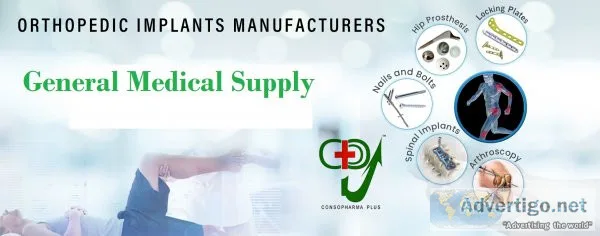Orthopedic implants manufacturers & suppliers in india