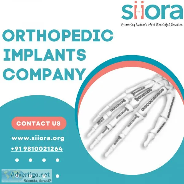 Manufacturer of ce-certified range of orthopedic implants