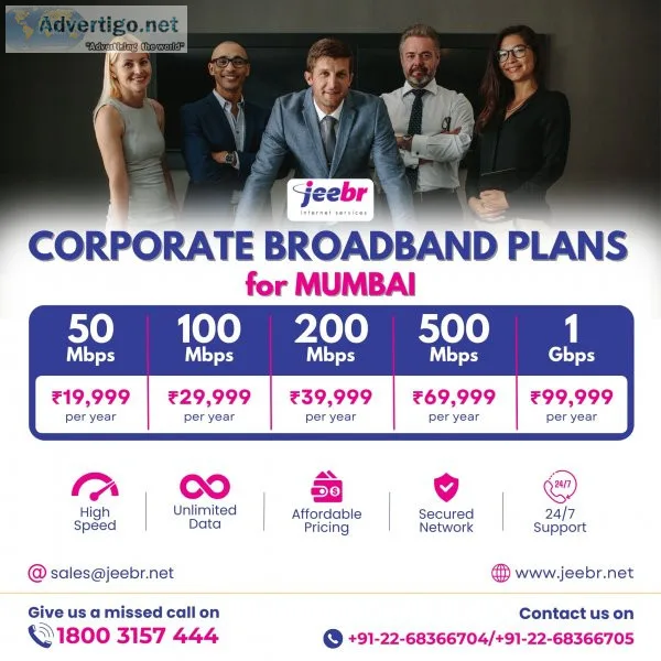 Experience lightning-fast internet speeds with jeebr - mumbai s 