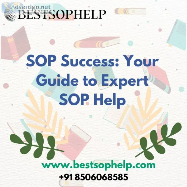 Sop success: your guide to expert sop help