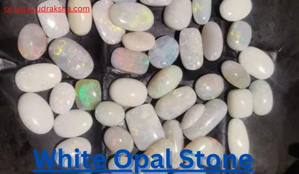 White opal stone