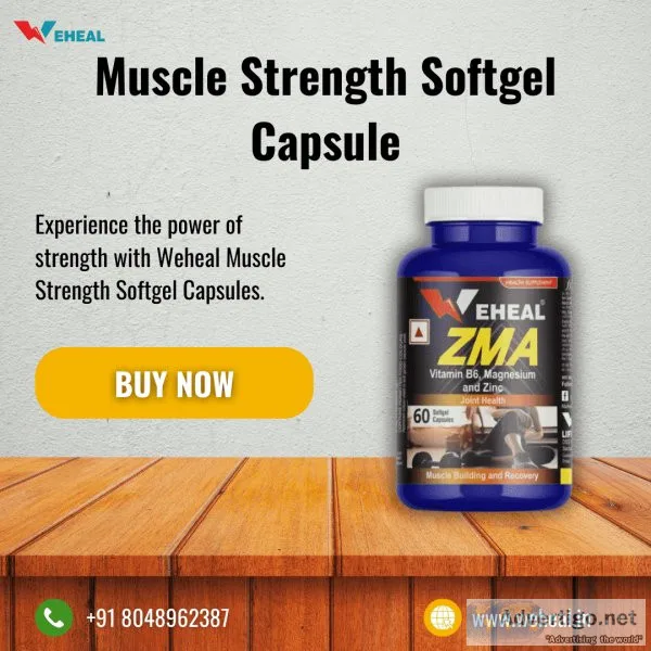Muscle strength softgel capsule