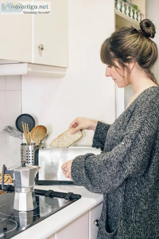 Buy a long slot design toaster with high lift lever for two slic