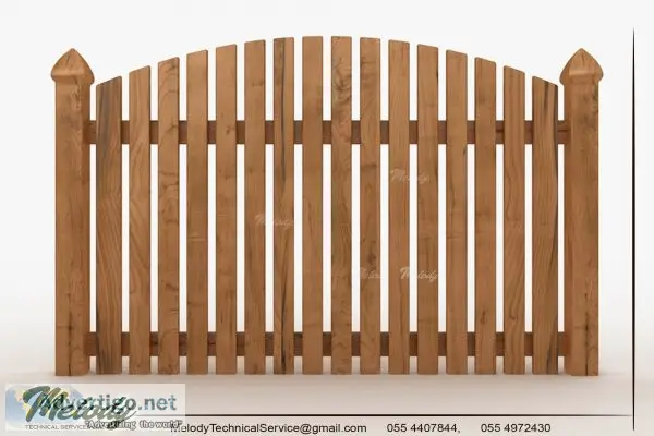 Wooden fence Dubai