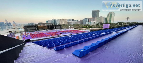 Bleacher & grandstand seating on rental