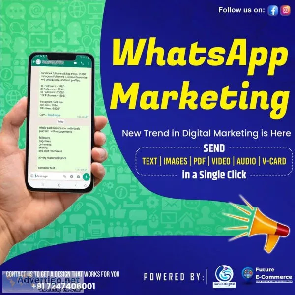 Bulk whatsapp marketing service in bilaspur