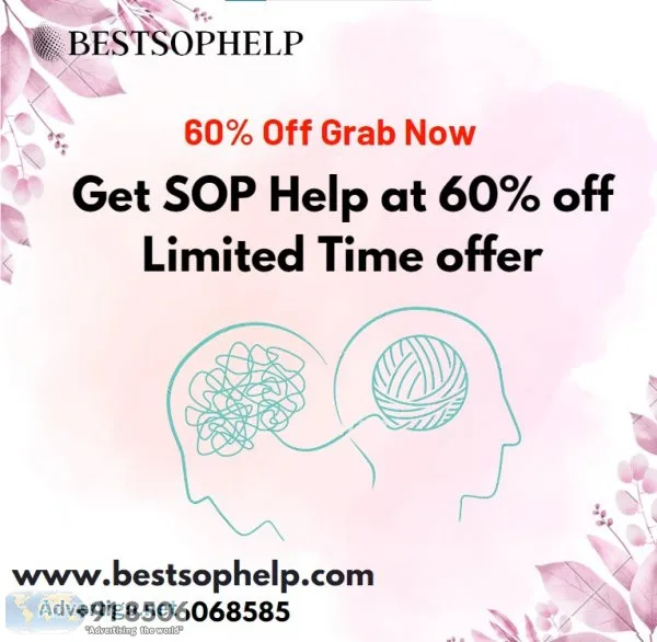 Get sop help at 60% off hurry