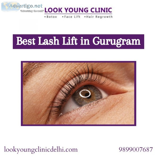 Discover the best lash lift in gurugram at look young clinic