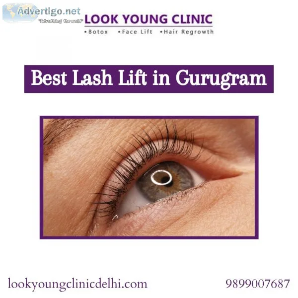 Discover the best lash lift in gurugram at look young clinic