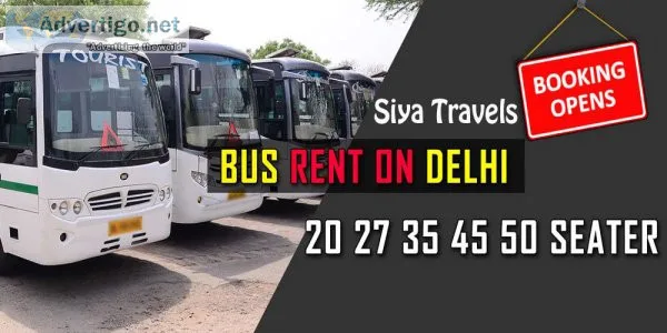 27 seater bus on rent