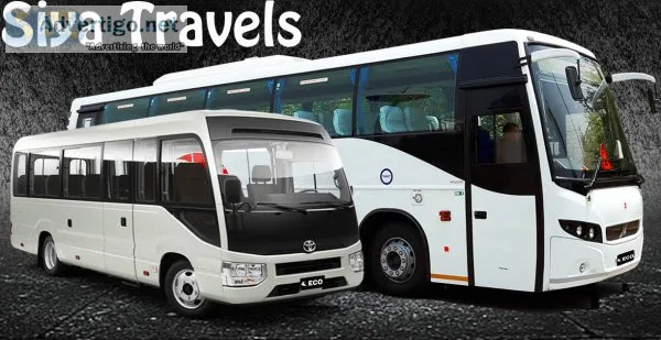 27 seater bus on rent
