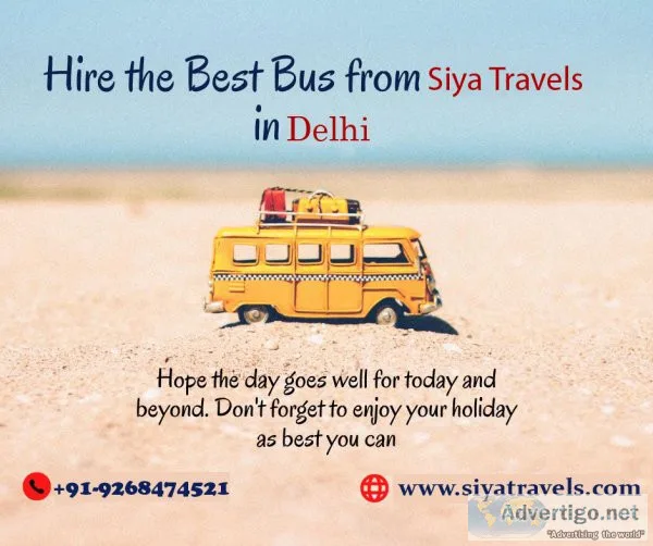 27 seater bus on rent