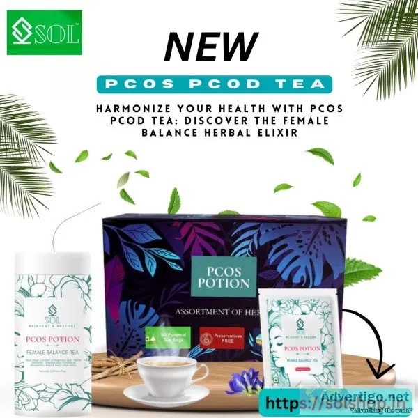 Pcos pcod tea - female balance herbal tea