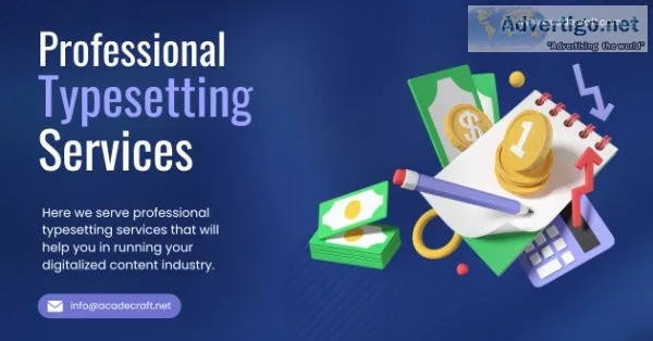 Typesetting services
