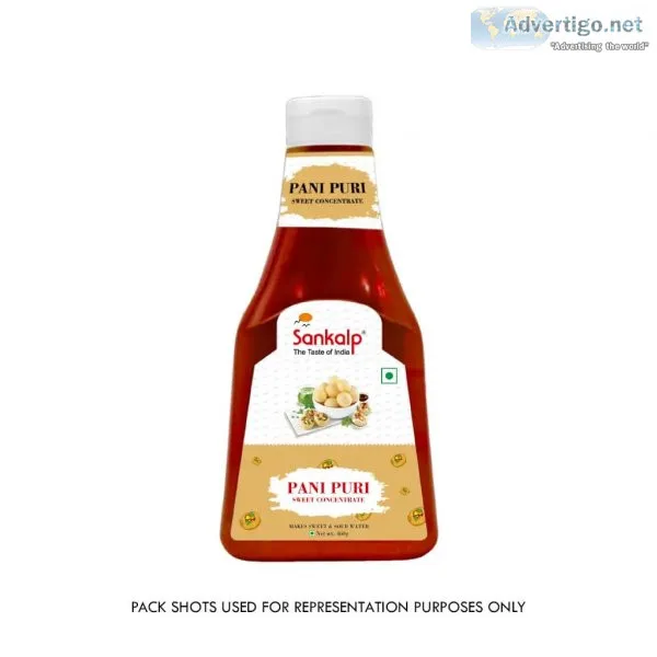 Order online pani puri sweet chutney from sankalp food