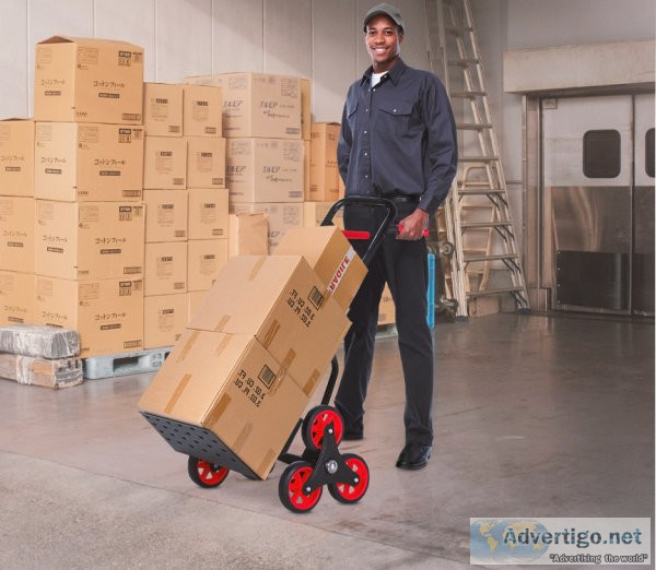 Stair climbing hand truck