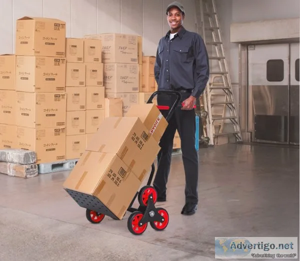 Stair climbing hand truck