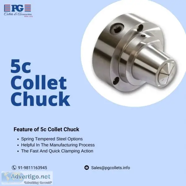 Enhance precision machining with pg collets 5c collet chuck