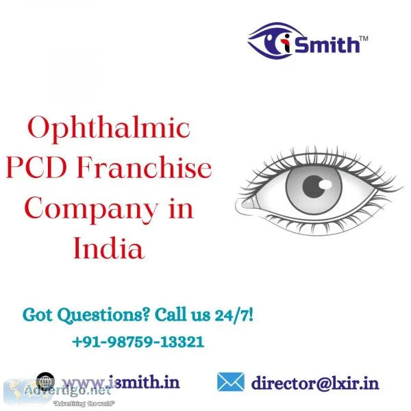 Best ophthalmic pcd franchise company in india