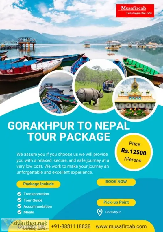 Gorakhpur to nepal tour package
