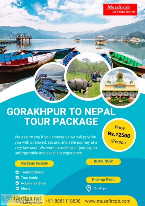 Gorakhpur to nepal tour package