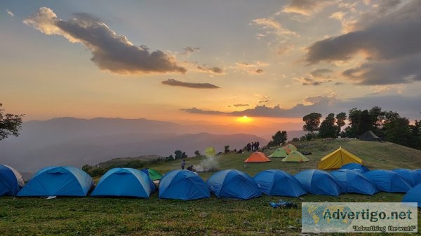 Escape to nature: camping in pangot with indian tours