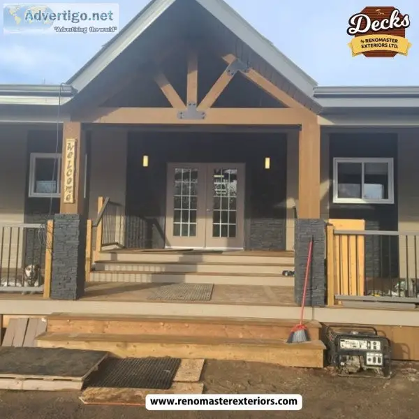 Professional deck construction services in sherwood park
