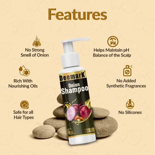 Onion shampoo for natural hair growth & dandruff control