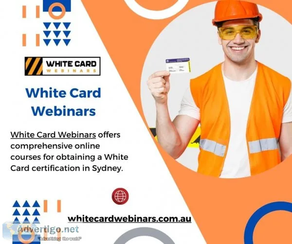 White card online courses in sydney