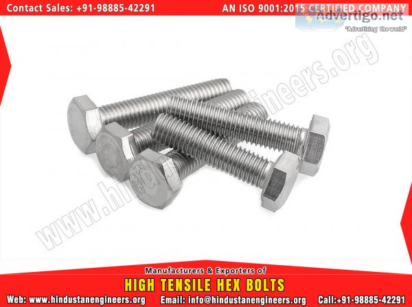 High tensile fasteners manufacturers exporters suppliers in indi